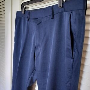 Kenneth Cole Reaction Men's Dress Pants 38x32 Navy Blue